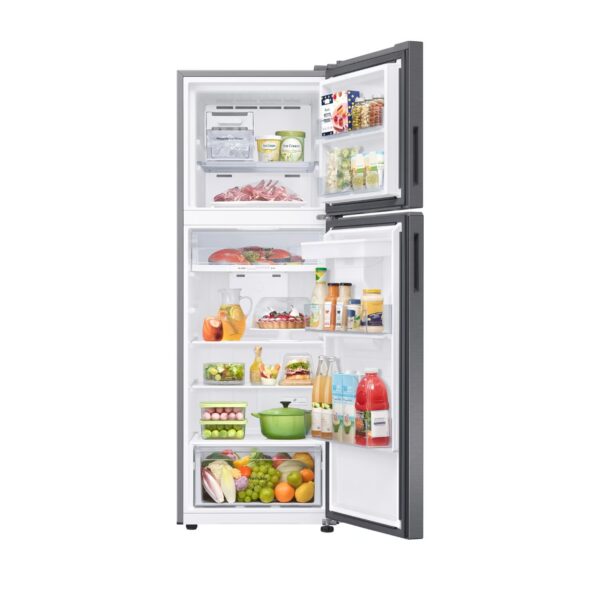 SAMSUNG  Refrigeradora Samsung 341Lt Silver Top Mount - Imagen 4