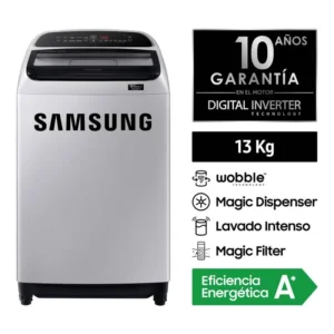 Lavadora Eco Inverter 13 kg Gris (S./ 650 DE INICIAL)