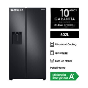 Refrigeradora  SAMSUNG - SBS 602L RS60T5200B1/PE - 1000 de inicial