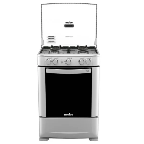 Cocina 4 hornillas CMP6035FX0 acero MABE  S./ 325 DE INICIAL