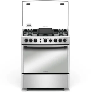 Cocina 6 hornillas CMP3050FX0 acero MABE (S./500 DE INICIAL)