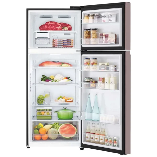 Refrigeradora LG 374L No frost VT37BPK Rosado Arcilla - Imagen 3