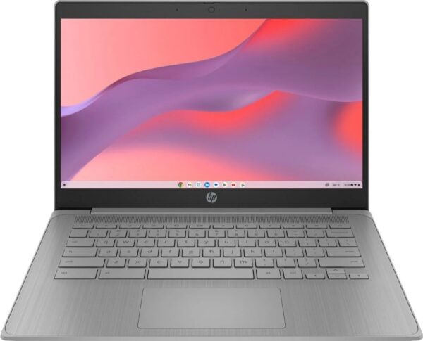 LAPTOP HP CHROMEBOOK 2023 INTEL CELERON N4120 4GB RAM 64GB EMMC 14" CHROME OS, GRIS MODERNO