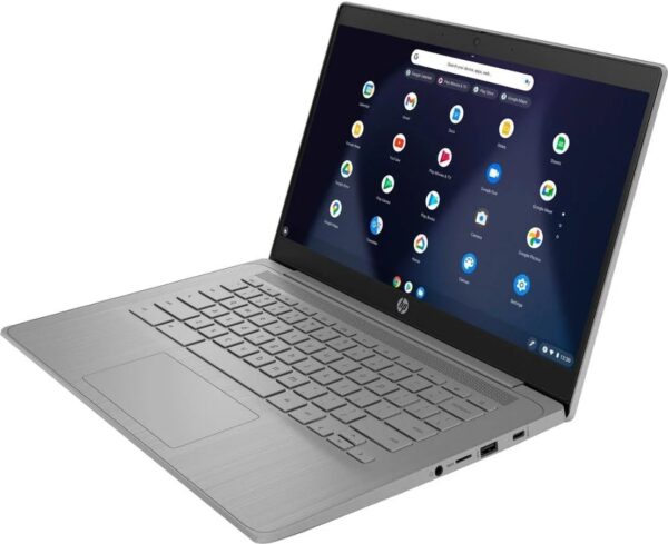 LAPTOP HP CHROMEBOOK 2023 INTEL CELERON N4120 4GB RAM 64GB EMMC 14" CHROME OS, GRIS MODERNO - Imagen 3