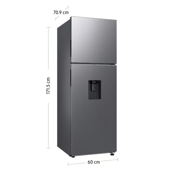 SAMSUNG  Refrigeradora Samsung 341Lt Silver Top Mount - Imagen 2
