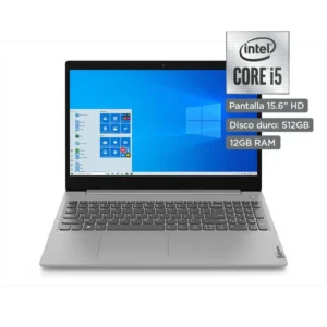 IdeaPad 3i Intel Core i5 15.6" HD 512GB SSD 12GB RAM Platinum Grey (S./ 1000 DE INICIAL)