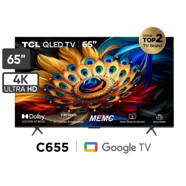 Televisor TCL QLED 65″ UHD 4K Smart TV 65C655 – PRECIO ONLINE