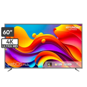 Televisor HYUNDAI LED 60″ UHD 4K Smart TV HYLED6003W4KM – PRECIO ONLINE
