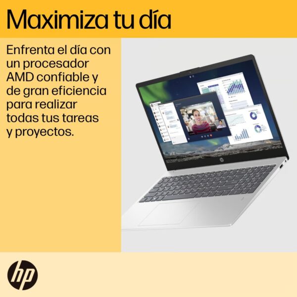 Laptop Hp 15-fc0013la Amd Ryzen 7 16gb 512gb Ssd 15.6" Fhd Windows 11 Home Single - Imagen 4