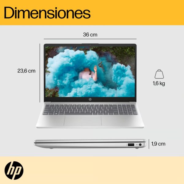 Laptop Hp 15-fc0013la Amd Ryzen 7 16gb 512gb Ssd 15.6" Fhd Windows 11 Home Single - Imagen 2