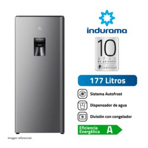 INDURAMA  Refrigeradora Indurama Top Mount Autofrost 177Lt RI-289D Croma