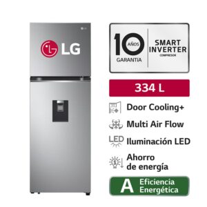 LG  Refrigeradora Lg 334L No Frost Plateada