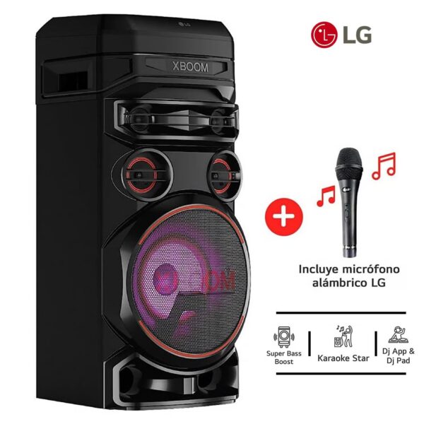 LG  Equipo de Sonido LG BT XBOOM RNC7 Super BASS