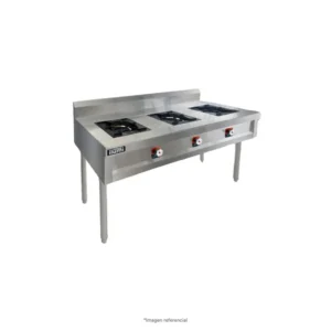 Cocina Industrial Ilumi 3 Hornillas IND-300