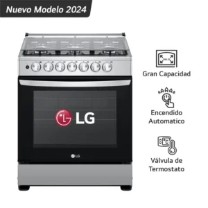 Cocina a gas LG 6 Quemadores 77CM LRGZ5253S