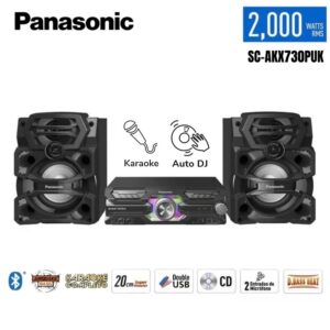 PANASONIC  Minicomponente Panasonic Bluetooth SC-AKX730PUK 2000W