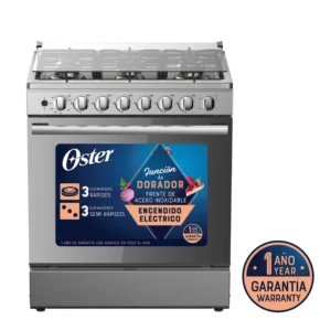 Cocina a gas Oster 6 hornillas 30" OS-PGSGMICA306HSSGM